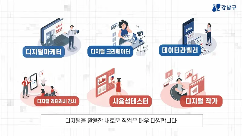 232가 만든 영상: 강남구신중년디지털일자리센터 모션그래픽 홍보영상